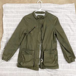 Cute girls navy parka